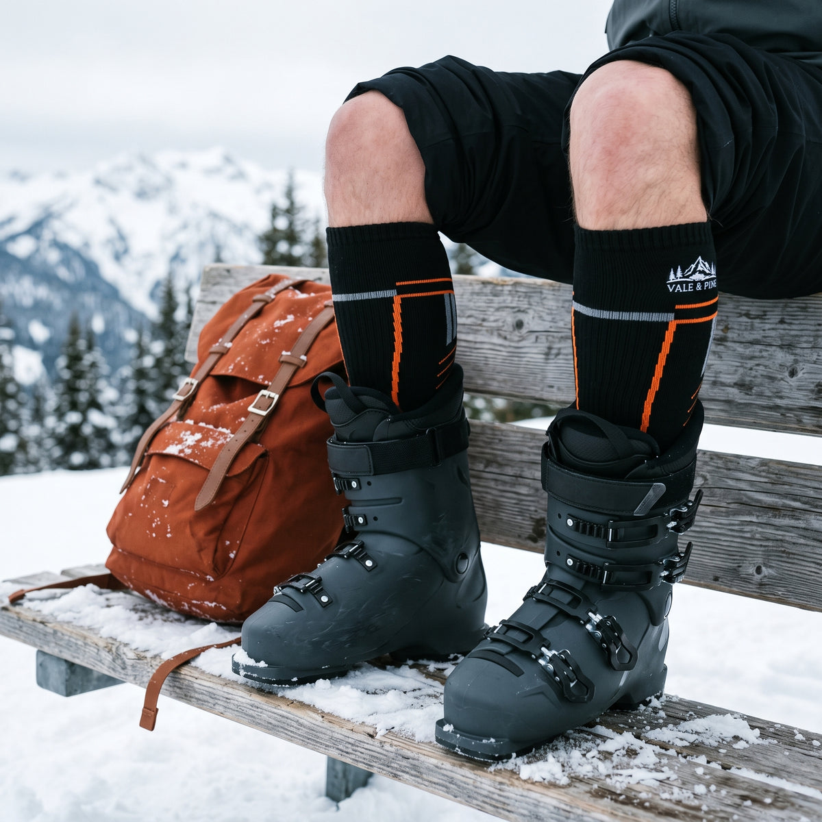 Vale & Pine Merino-Blend Ski Socks